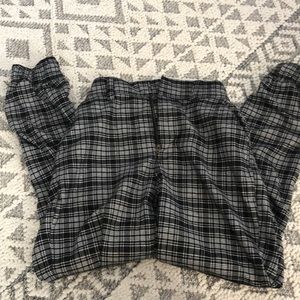 Hollister plaid jogger pants